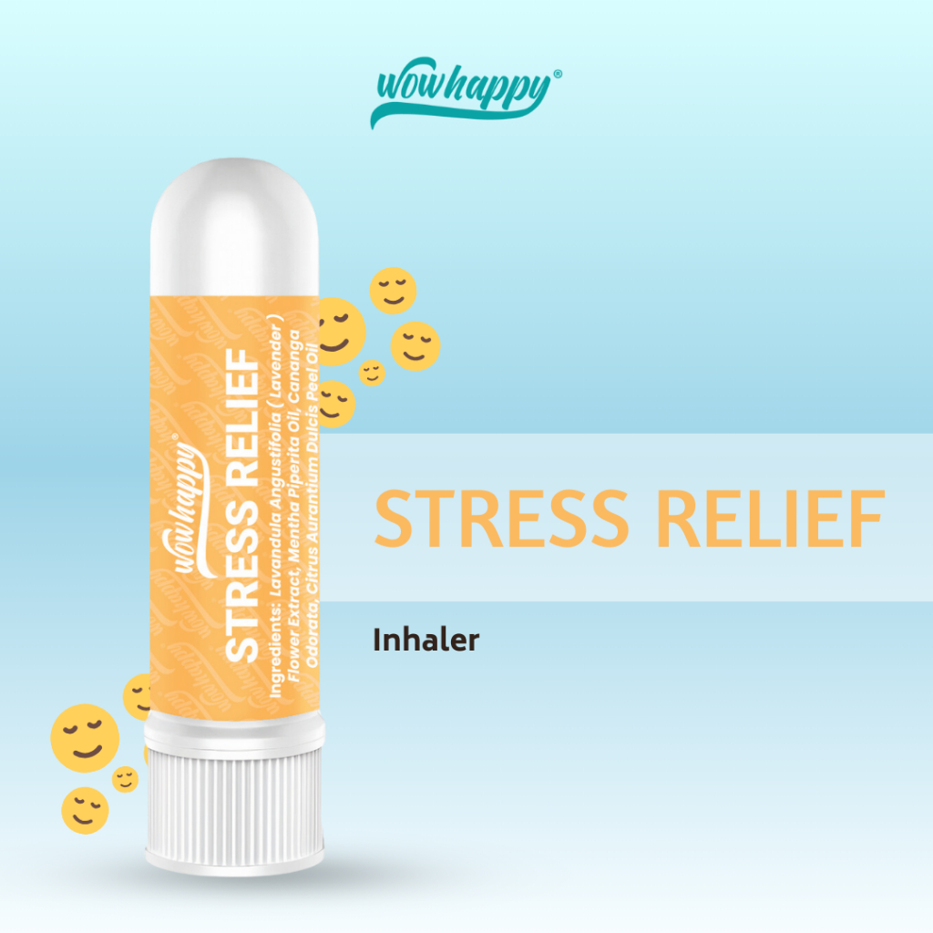 Wowhappy STRESS RELIEF Essential Oil Nasal Inhaler | Shopee Philippines