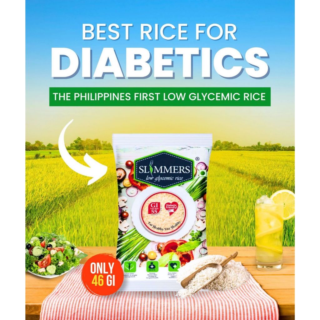 Slimmers Low Carb Rice Low Glycemic 1 kg with Free Gift | Shopee ...