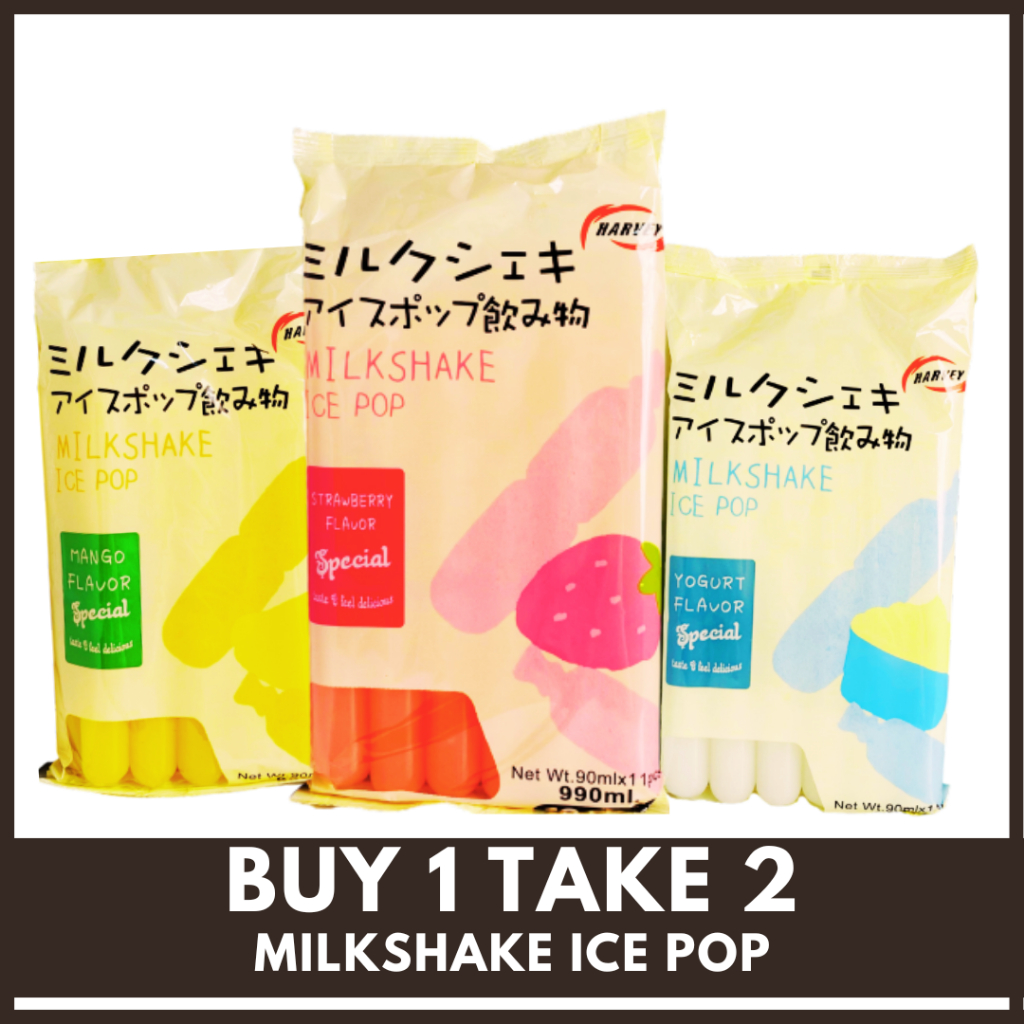 Buy 1 Take 2 Milkshake Ice Pop Strawberry / Mango / Yogurt Flavor ...