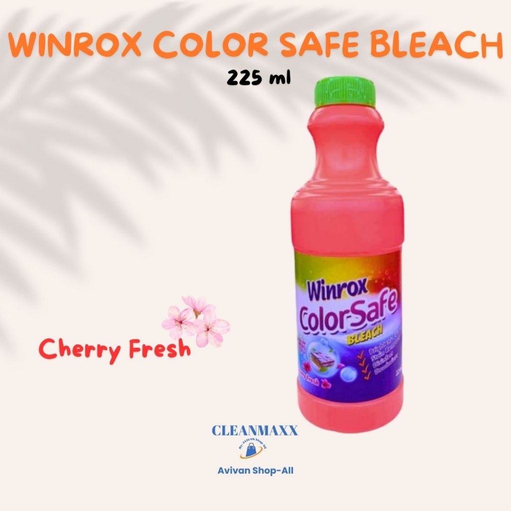 Winrox Color Safe Bleach 225ml | Cherry Fresh Scent | Shopee Philippines