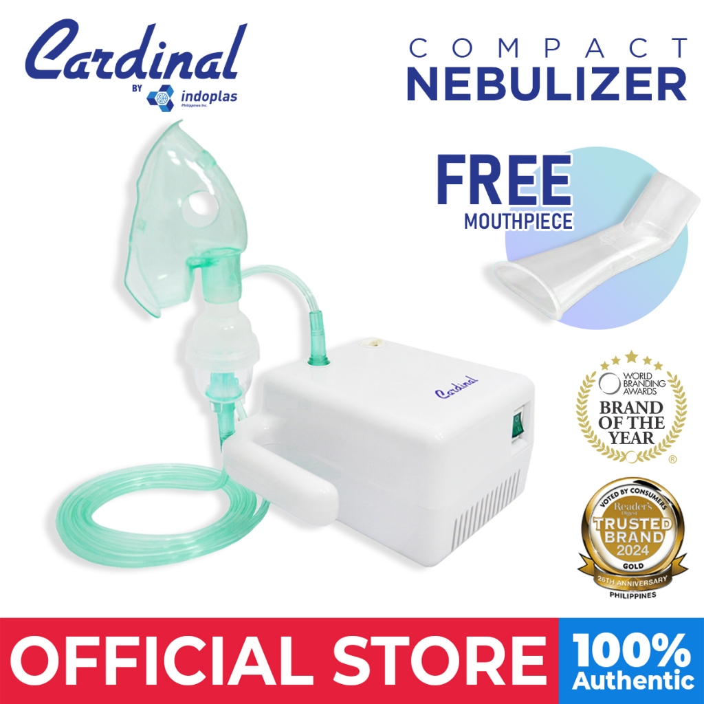 Indoplas Cardinal Compact Nebulizer - FREE MOUTHPIECE | Shopee Philippines
