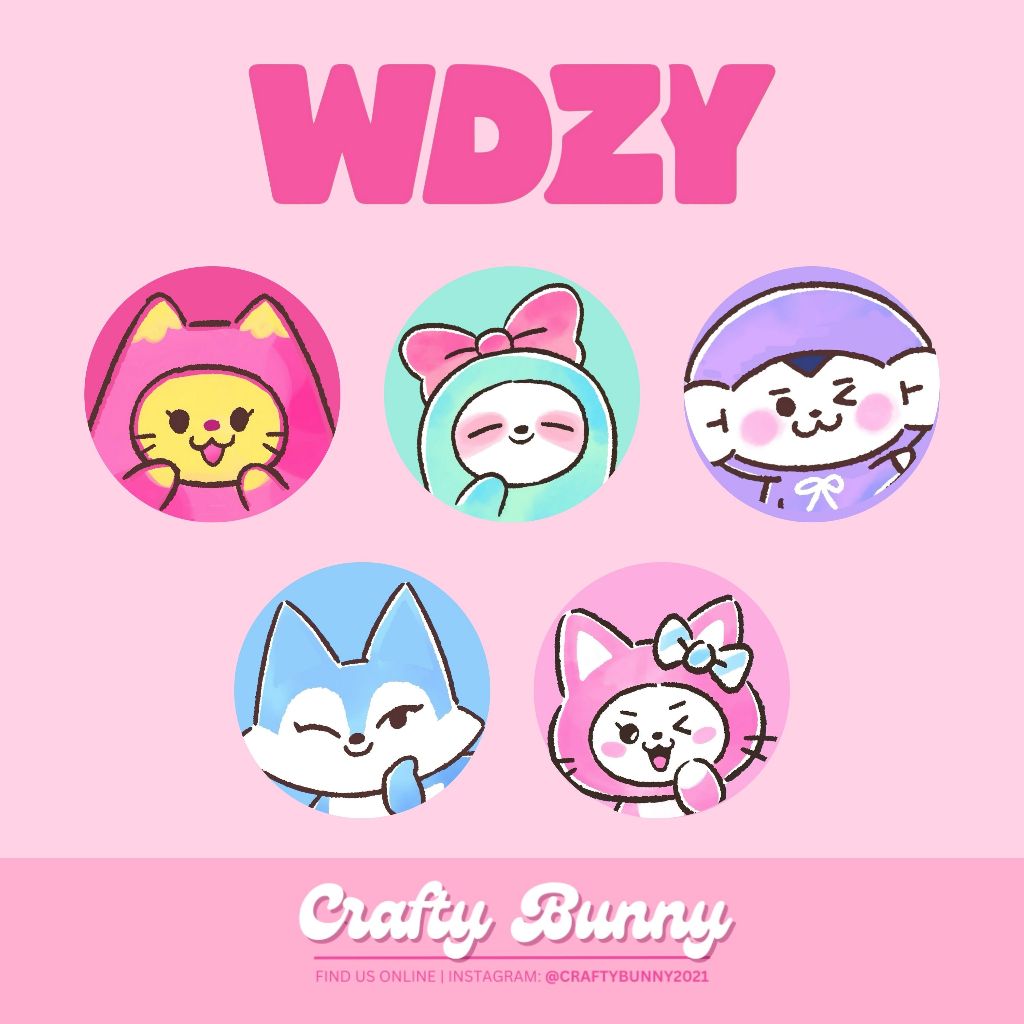 ITZY WDZY Button Pin Badge 32mm | Shopee Philippines