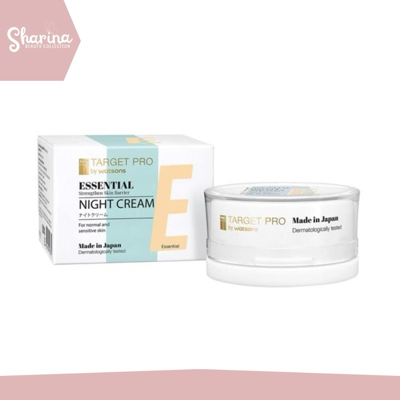 Target Pro by Watsons Essential Night Cream 40g | Shopee Philippines