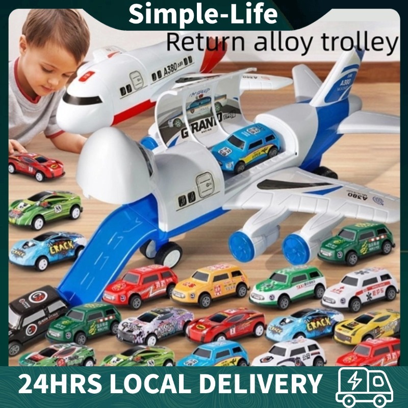 AIRPLANE TOY SUPER SPEED AIRLINE TOYS Multi-Functional Aircraft Inertia ...