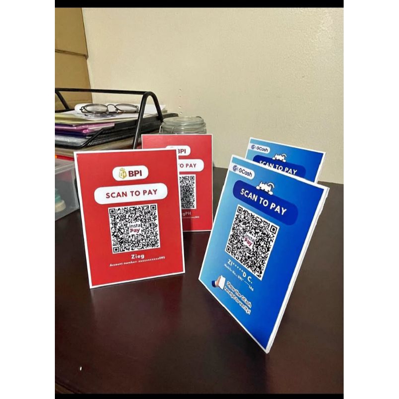 Gcash Sintra Board Standee New Gcash Maya BPI BDO Bank QR Code Sintra ...