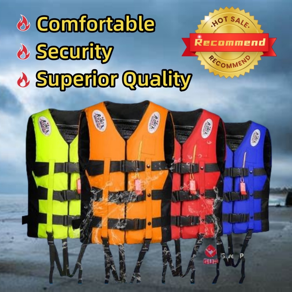 Life Vest Jacket Kids Adults Marine Safety Life Jacket For Outdoor ...