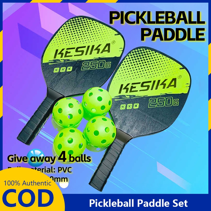 Pickleball Paddle Professional Fiberglass Pickleball Racket Set with ...