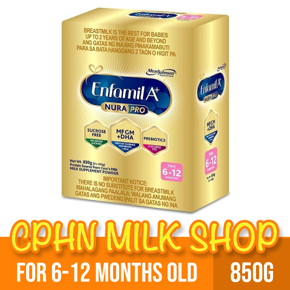 Enfamil A+ Two Nurapro 850g for 6-12 Months Old Infant Formula