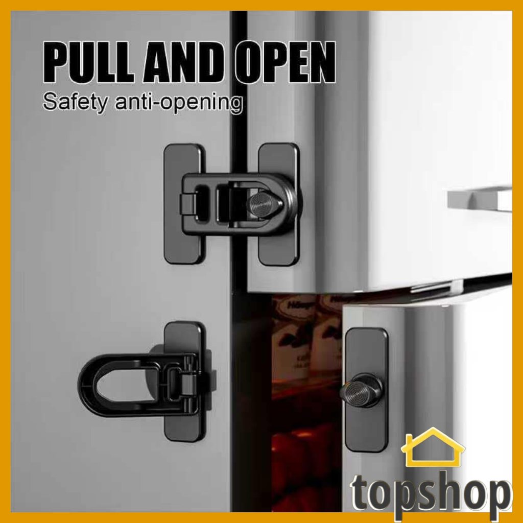 Child Safety Lock for Cabinet Small Refrigerator Lock Protection Fridge ...