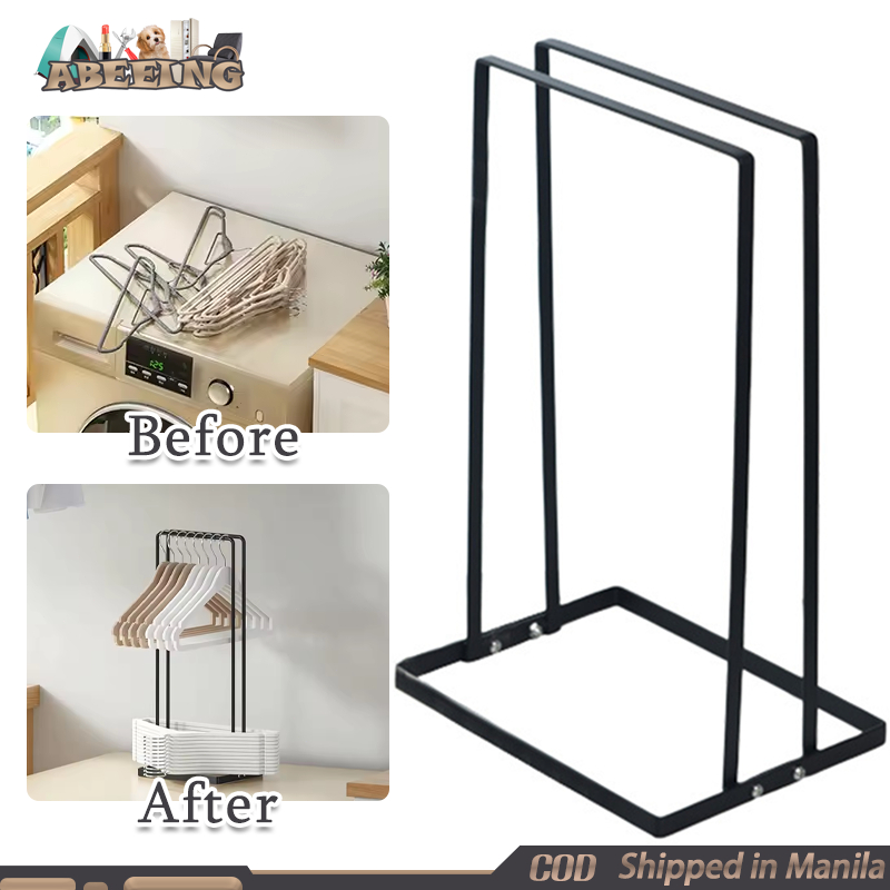 Portable Hanger Stacker Adjustable Storage Rack for Hangers Organizer ...