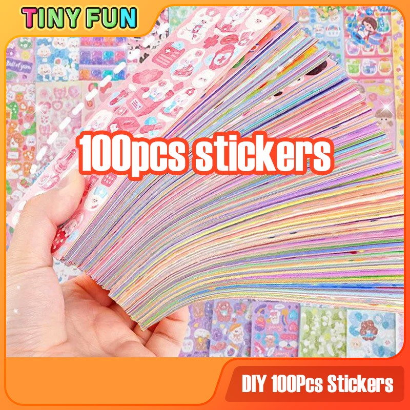 100pcs Cute Guka Kawaii Stickers for Kids’ Notebooks Journals & DIY ...