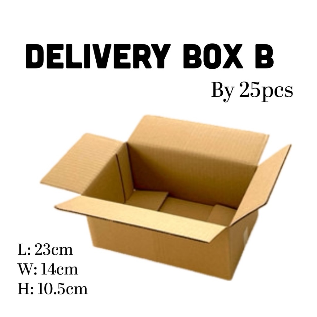 Delivery Box B by 25pcs | Shopee Philippines