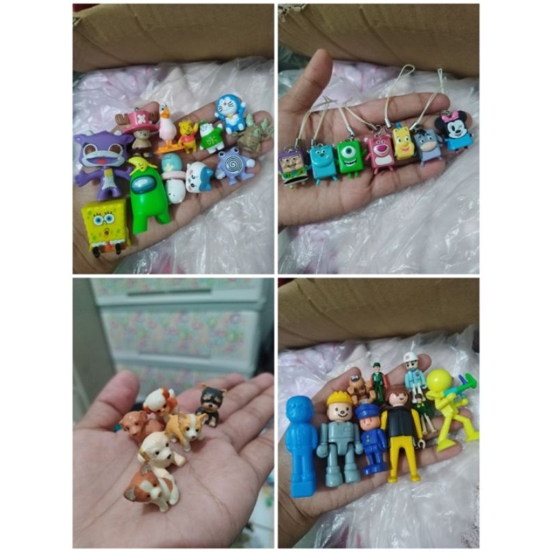 Mini Characters Keychain Animals Bundle Preloved Toys From UK Box ...