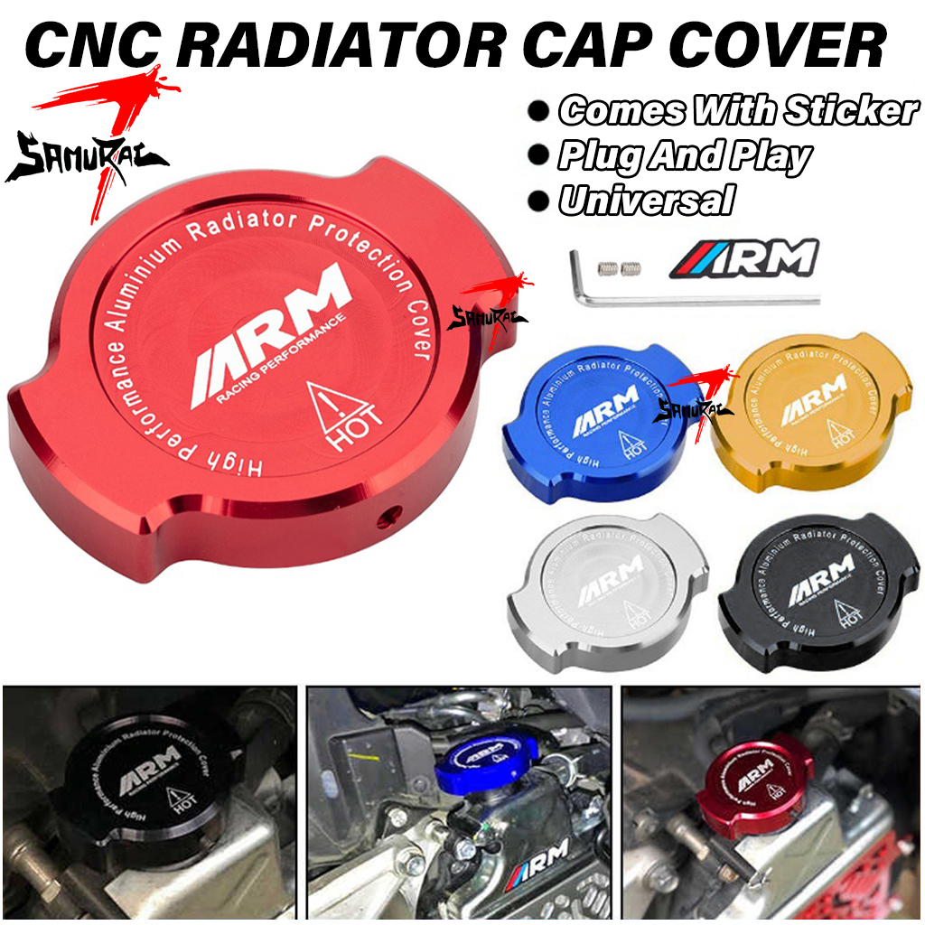 Arm Radiator Cap Cover Aluminum Full CNC Universal With Sticker From ...