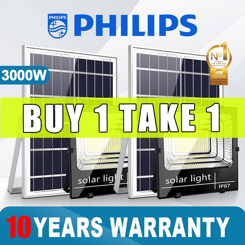 3000W BUY 1 TAKE 1 Solar Light Outdoor LED Light Solar Flood Light ...