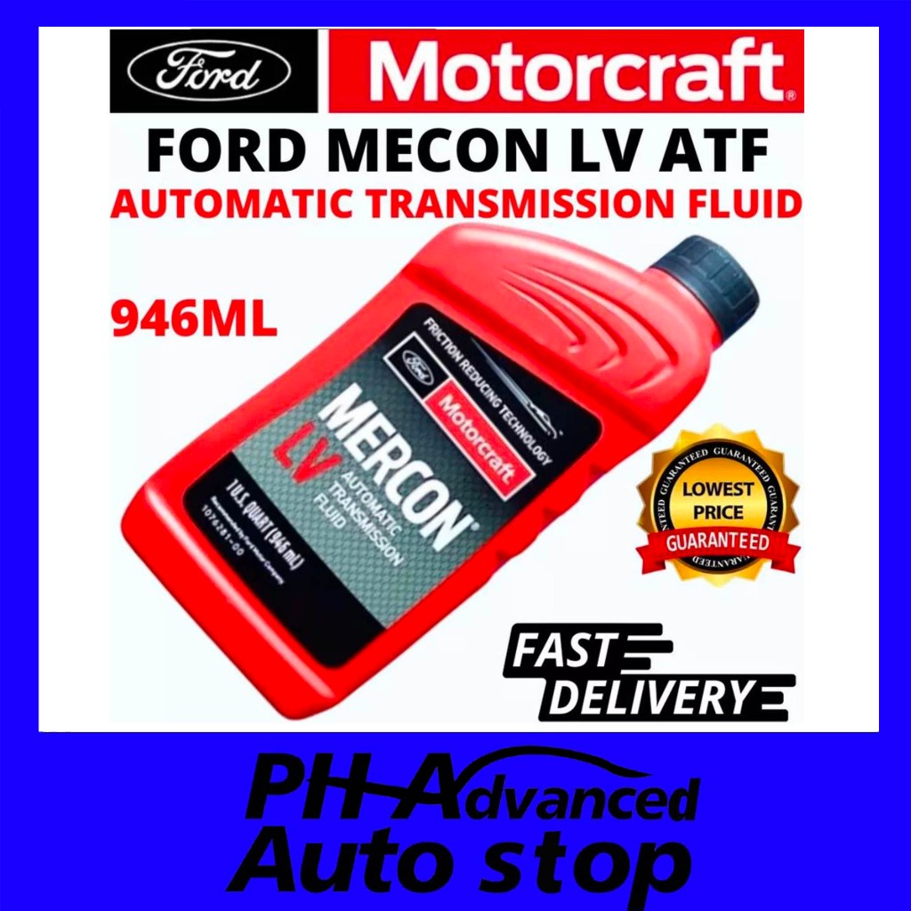 (1076281-00) FORD MOTORCRAFT MERCON LV ATF AUTOMATIC TRANSMISSION FLUID ...