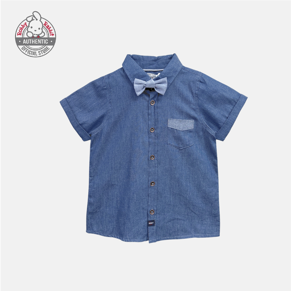 Robby Rabbit Boy Berlin Breeze Short Sleeves Polo (Medium Blue ...
