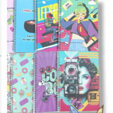 SPRING LEAF NOTEBOOK RANDOM DESIGN (10PCS) | Shopee Philippines