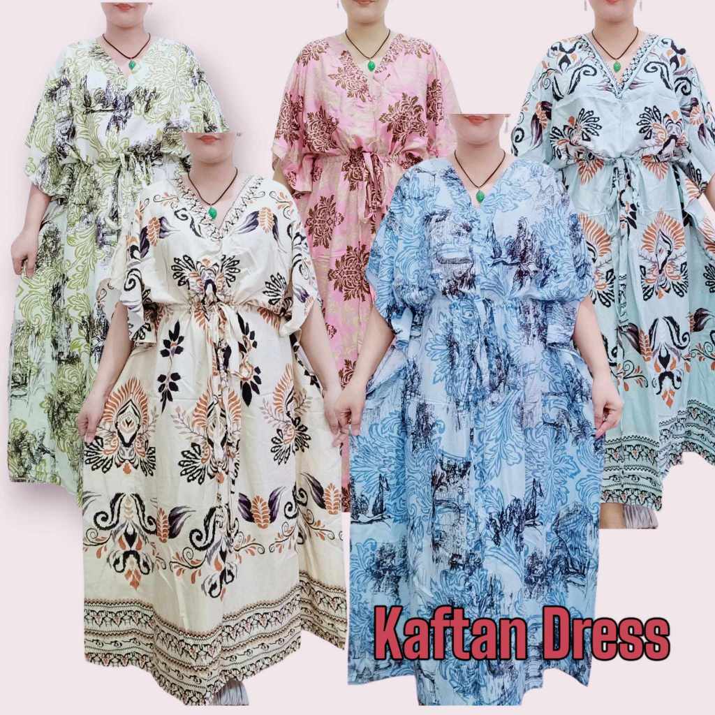 Kaftan Challis Premium Butterfly Comfy Sossy Dress | Shopee Philippines