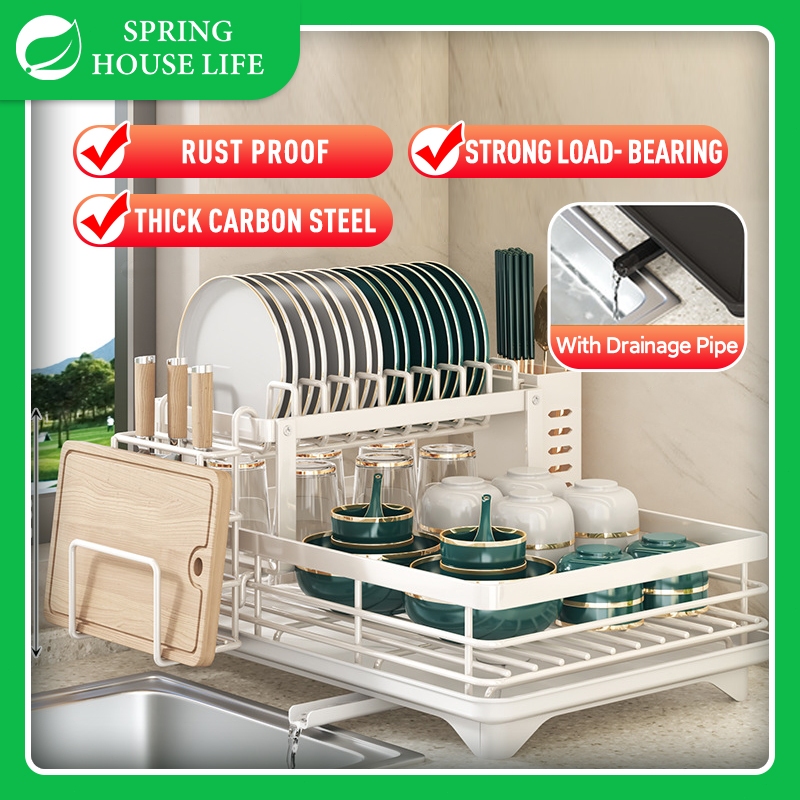 Dish Drainer Rack Kitchen Organizer Dish Drying Rack Dish Cabinet Dish ...
