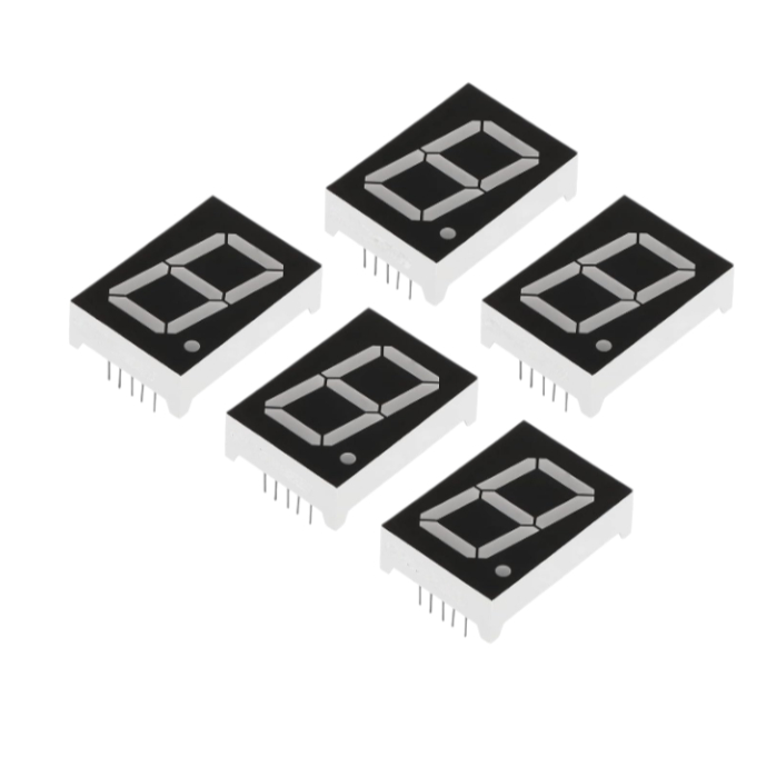 1 digit 7 segment common anode 5161BS 5161AS Red Ultra Bright Single ...