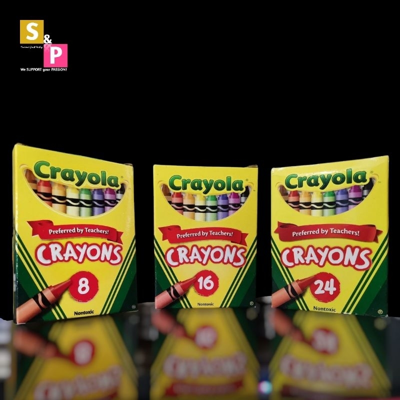Crayola Crayons Original / Variation of 8's, 16's or 24's. | Shopee ...