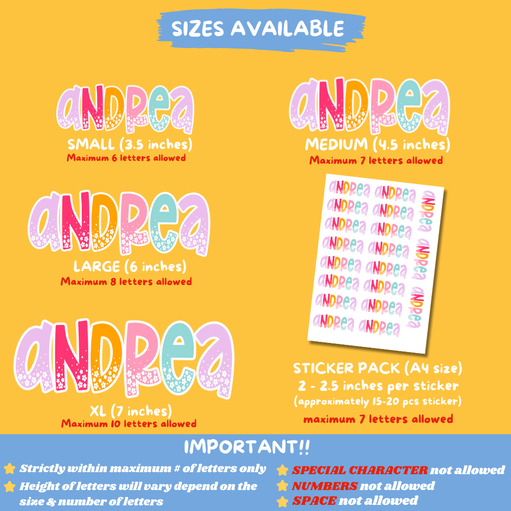 013 Personalized Waterproof Vinyl Name Sticker for Tumbler | Shopee ...