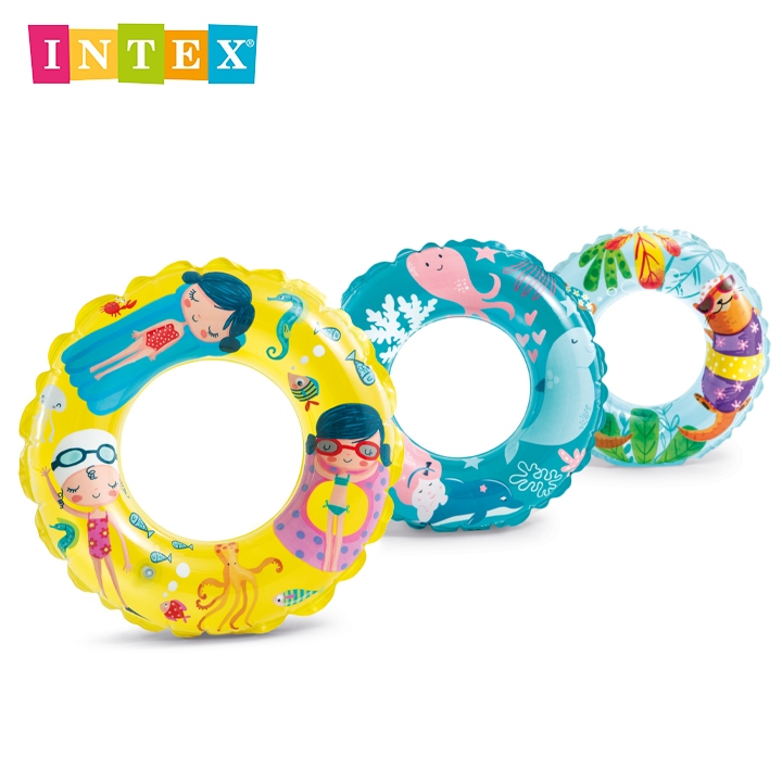 INTEX® 59242 Transparent Rings, Ages 6-10 (24 in) | Shopee Philippines