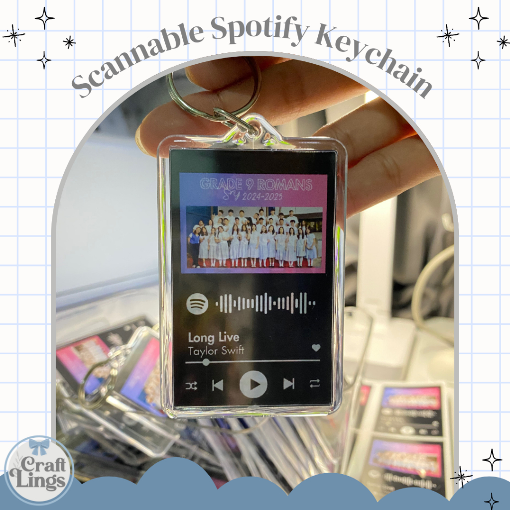 Customized Scannable Spotify Keychain | Shopee Philippines