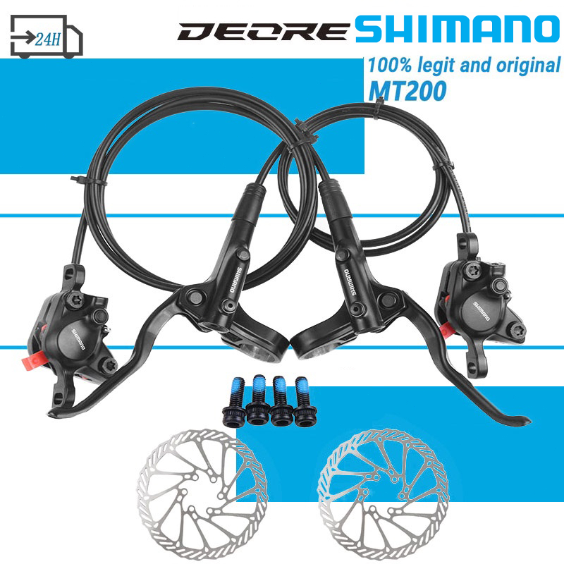 Mt200 Hydraulic Brakes Shimano Mt200 Vs Mt400 Brakes On Hand