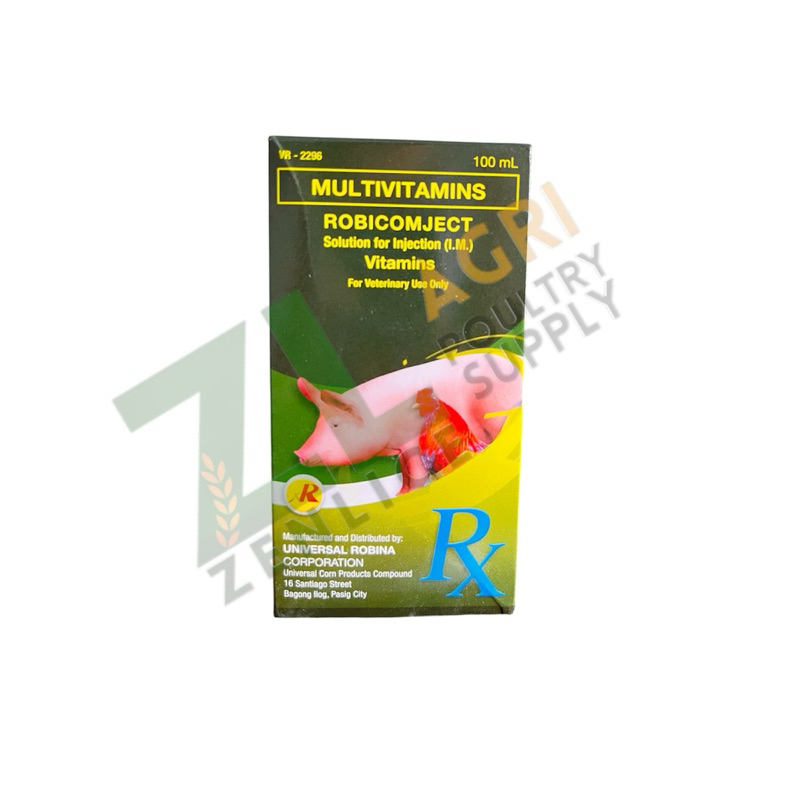 ROBICOMJECT MULTIVITAMINS FOR LIVESTOCK AND POULTRY 100ml | Shopee ...