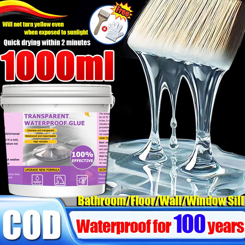 Product image 1L Super Waterproof Glue Sealant Transparent Water Proof Glue Sealant Water Proofing Seala 1
