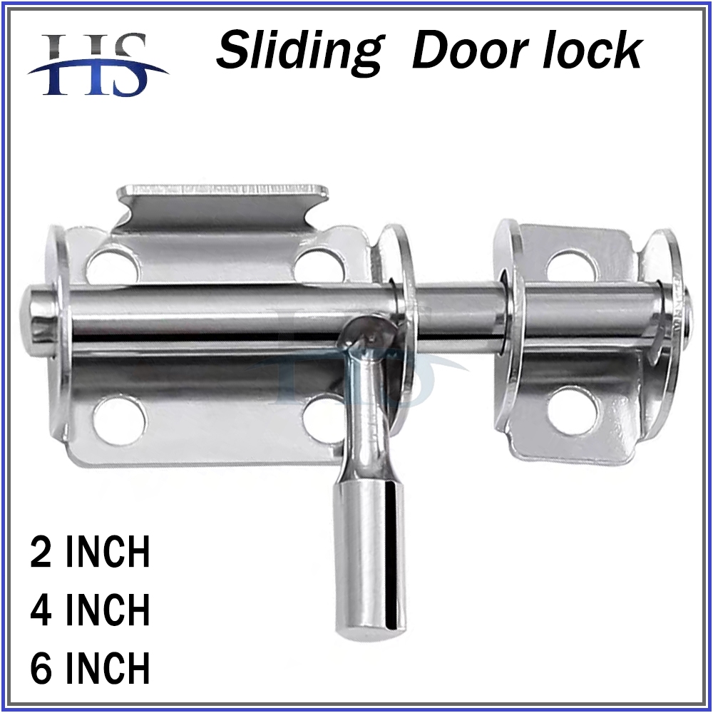 (T Shape) Stainless Steel Door Latch Sliding Lock Hasp Barrel Bolt ...