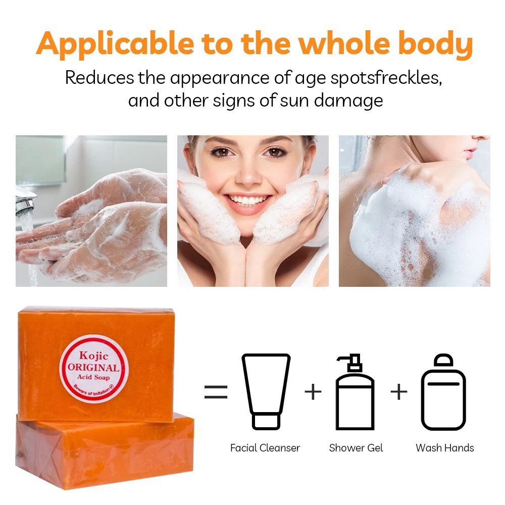 Kojic & Glutathione Skin Brightening Soap Collection 5Pcs