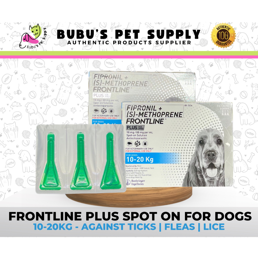 FRONTLINE PLUS SPOT ON FOR DOGS ANTI TICK FLEA AND LICE | Shopee ...