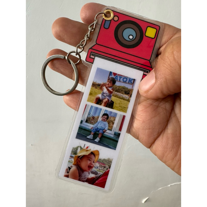 Personalized Laminated Photo Strips and mini strips keychain with ...