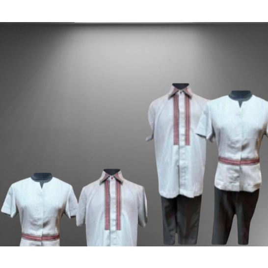 3 SETS OF NEW DEPED UNIFORM FOR TEACHING FEMALE ONLY fabric only ...