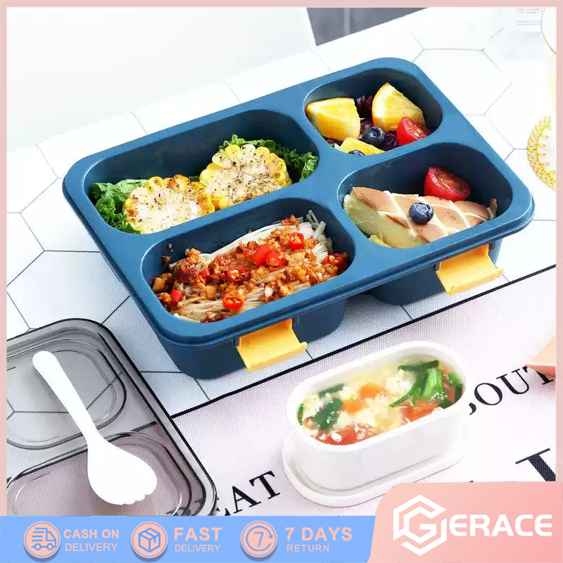 Lunch box divided into compartments, microwave heating for lunch boxes ...