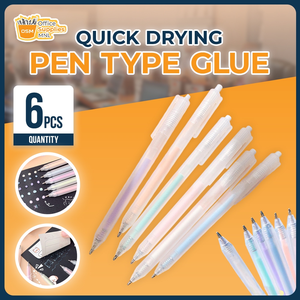 Quick Drying Pen Type Glue for School and Office Supplies DIY Craft ...