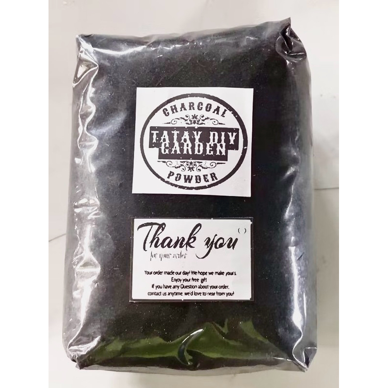 CHARCOAL POWDER || ULING POWDER as (SOIL conditioner) | Shopee Philippines
