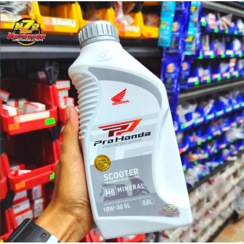 HONDA GENUINE ENGINE OIL 4T 10W30 SCOOTER MINERAL PRO HONDA GRAY 800ML ...
