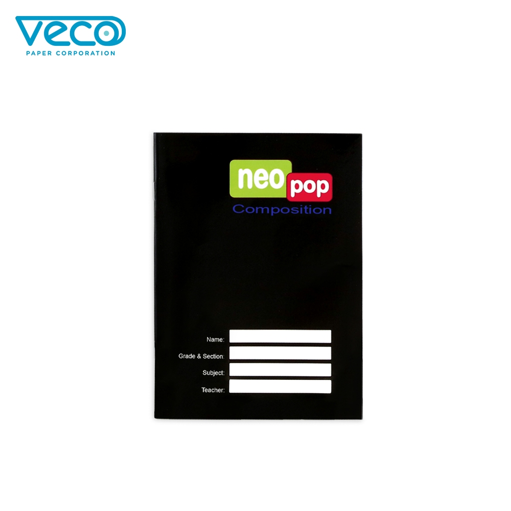 Officeclip Neo Pop Veco Writing Notebook 80lvs Elementary Notebook