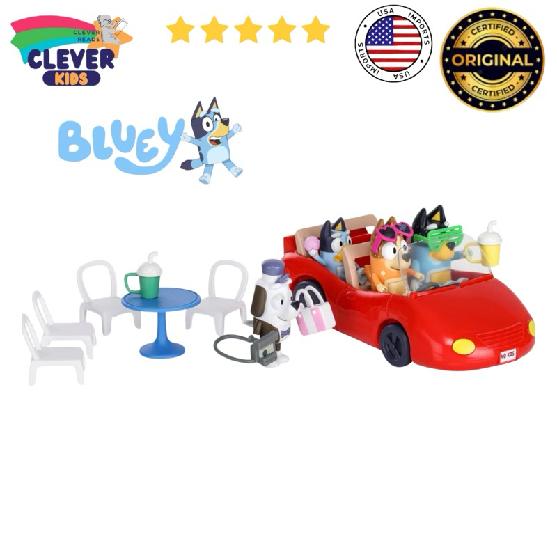 Bluey Vehicle and 4 Figure Pack Escape Convertible | Shopee Philippines