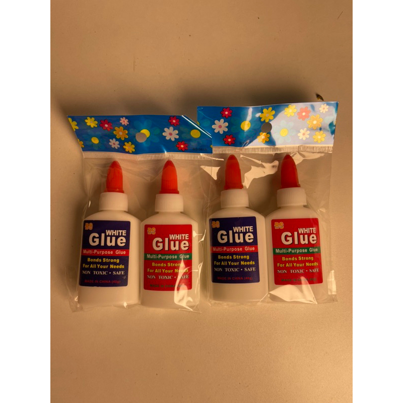 2 IN 1 White Glue 40g school/office supplies Stationary High Quality ...