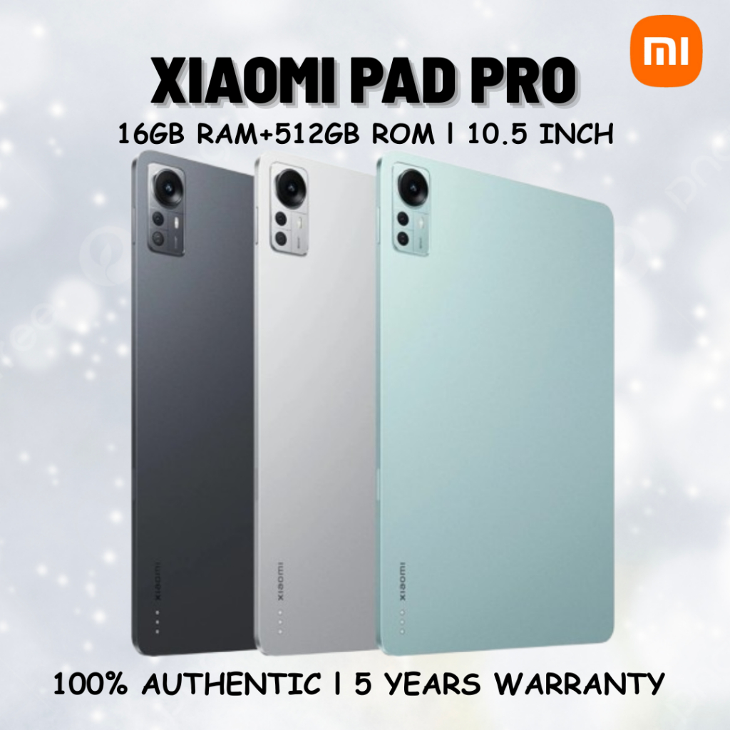 𝗫𝗶𝗮𝗼𝗺𝗶 Mi Pad Pro Tablet | 16GB RAM+512GB ROM | 10.5 Inch 4K Display 4G ...
