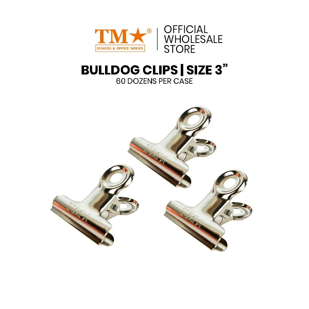 TM 60 Dozens Bulldog Clips 3 Inches (TM-60175) | Shopee Philippines