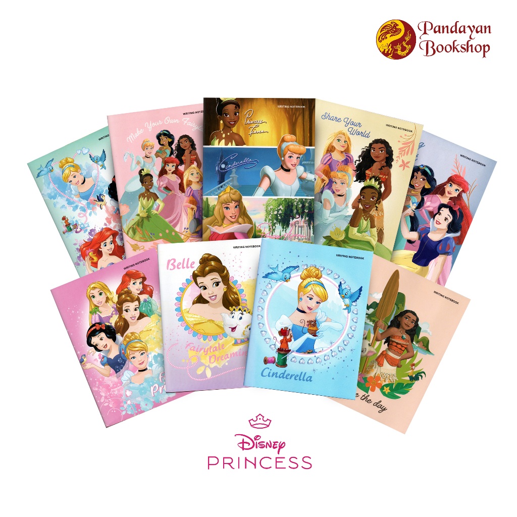 Orions Disney Princess Writing Notebook with Cover 10632001 80's ...