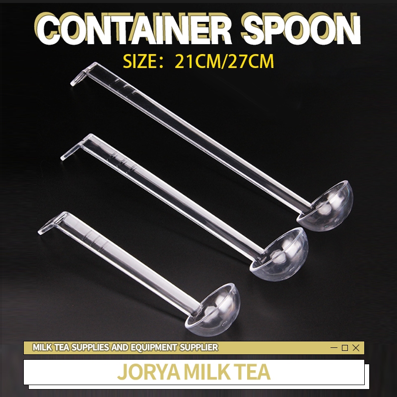 PC Container Spoon Powder Spoon/Jam Scooper For Milktea/Long Handle ...
