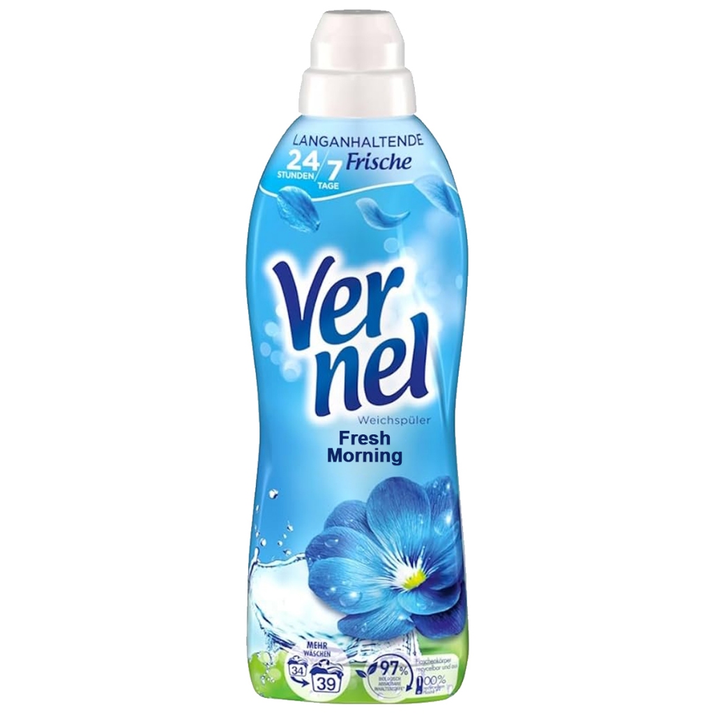 Vernel Fabric Conditioner Wild Rose & Fresh Morning 900ml – Long ...