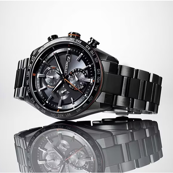CITIZEN WATCH ATTESA ATTESA ACT Line Black Titanium Series Eco-Drive ...